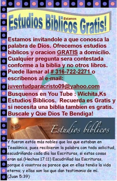 ESTUDIOS BIBLICOS